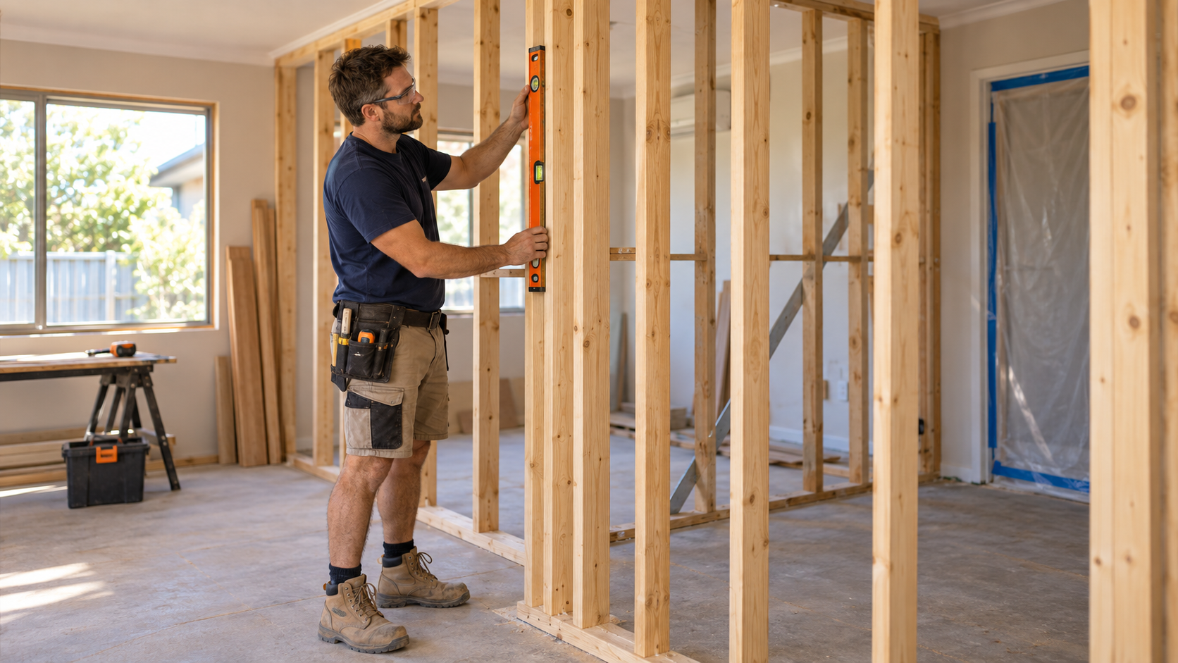 Bathroom service context within Building, renovation & structural