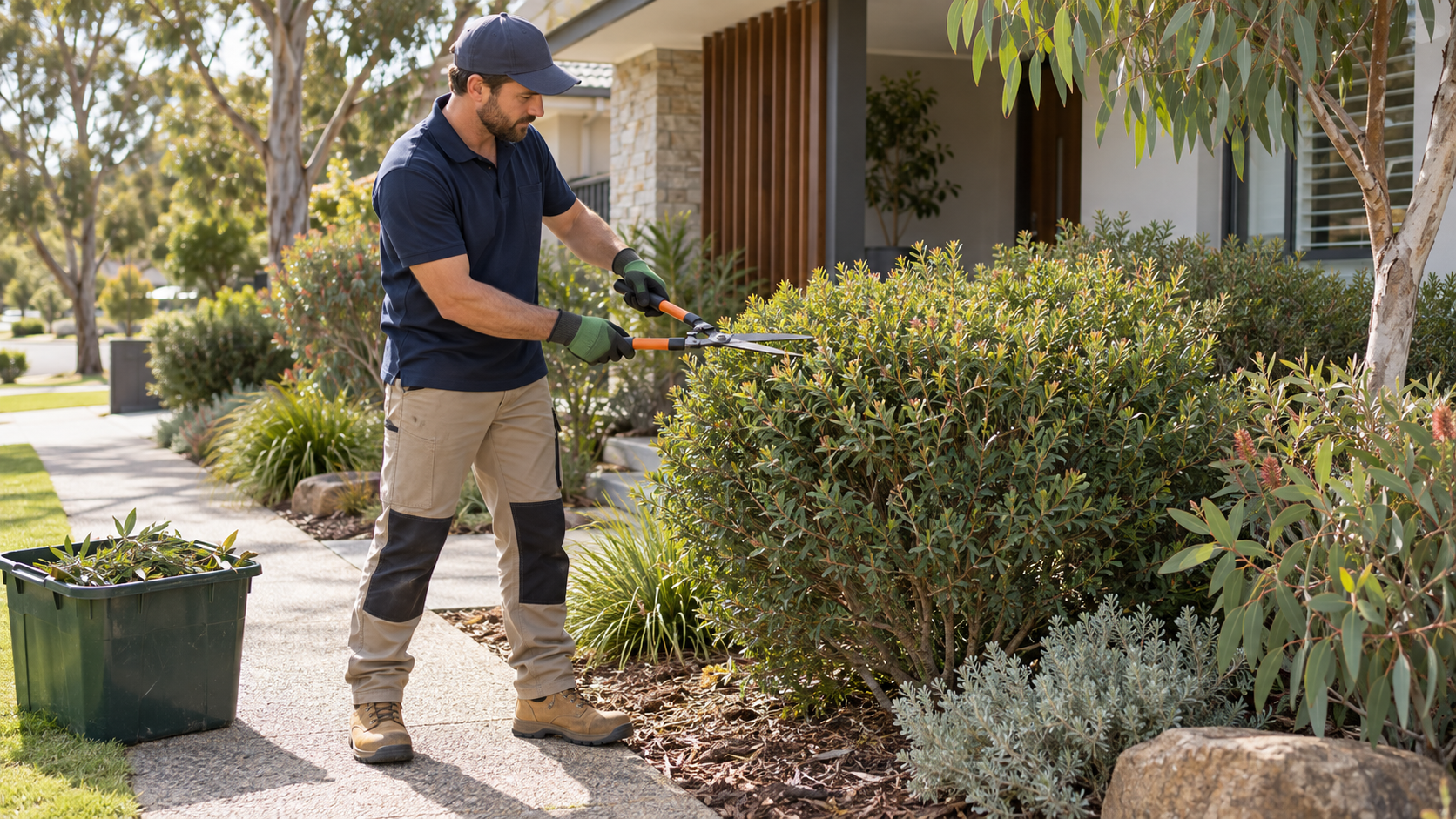 Lawn Mowing service context within Gardens & landscaping